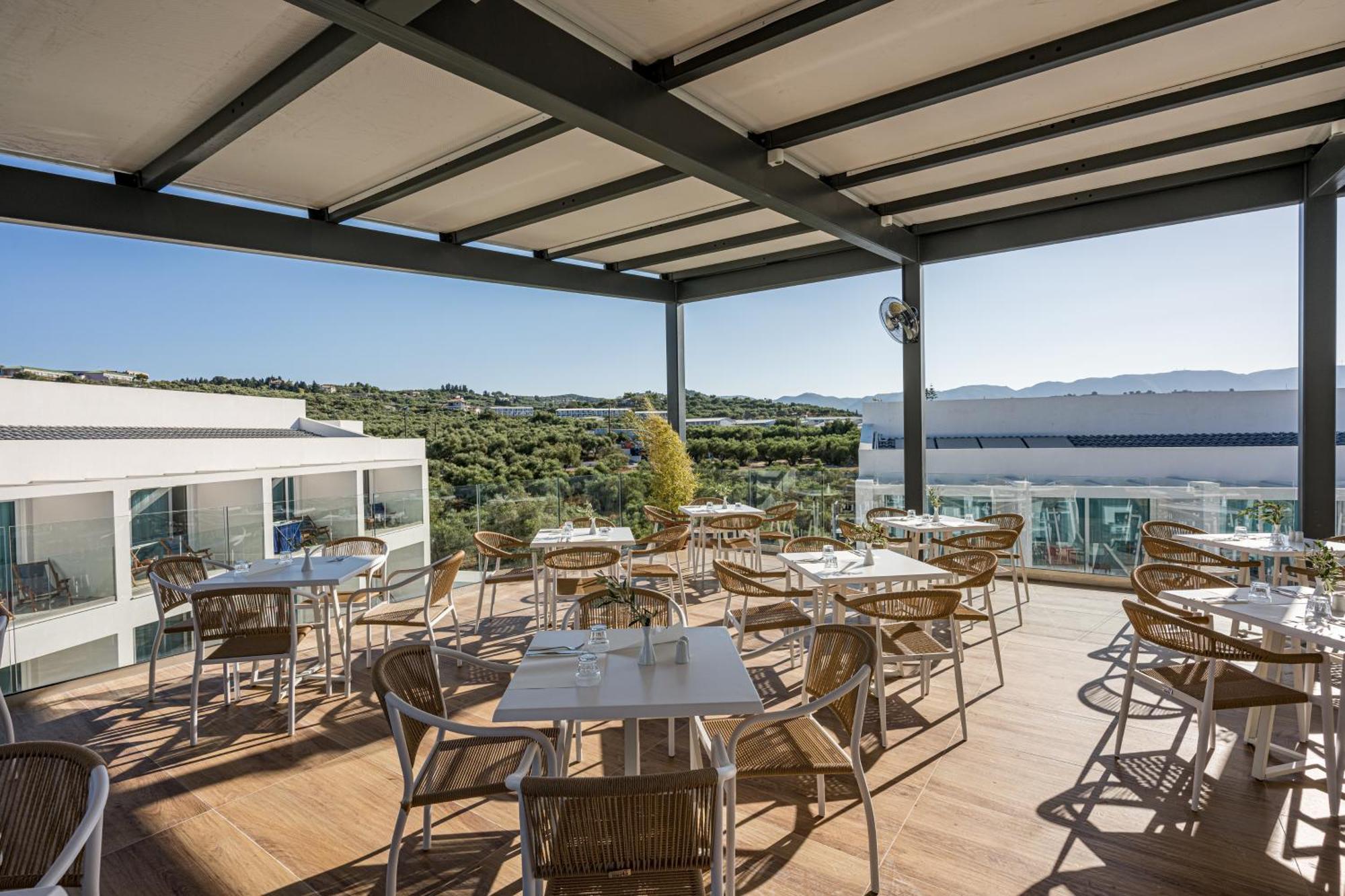 Mirage Bleu Hotel Tragaki Bagian luar foto