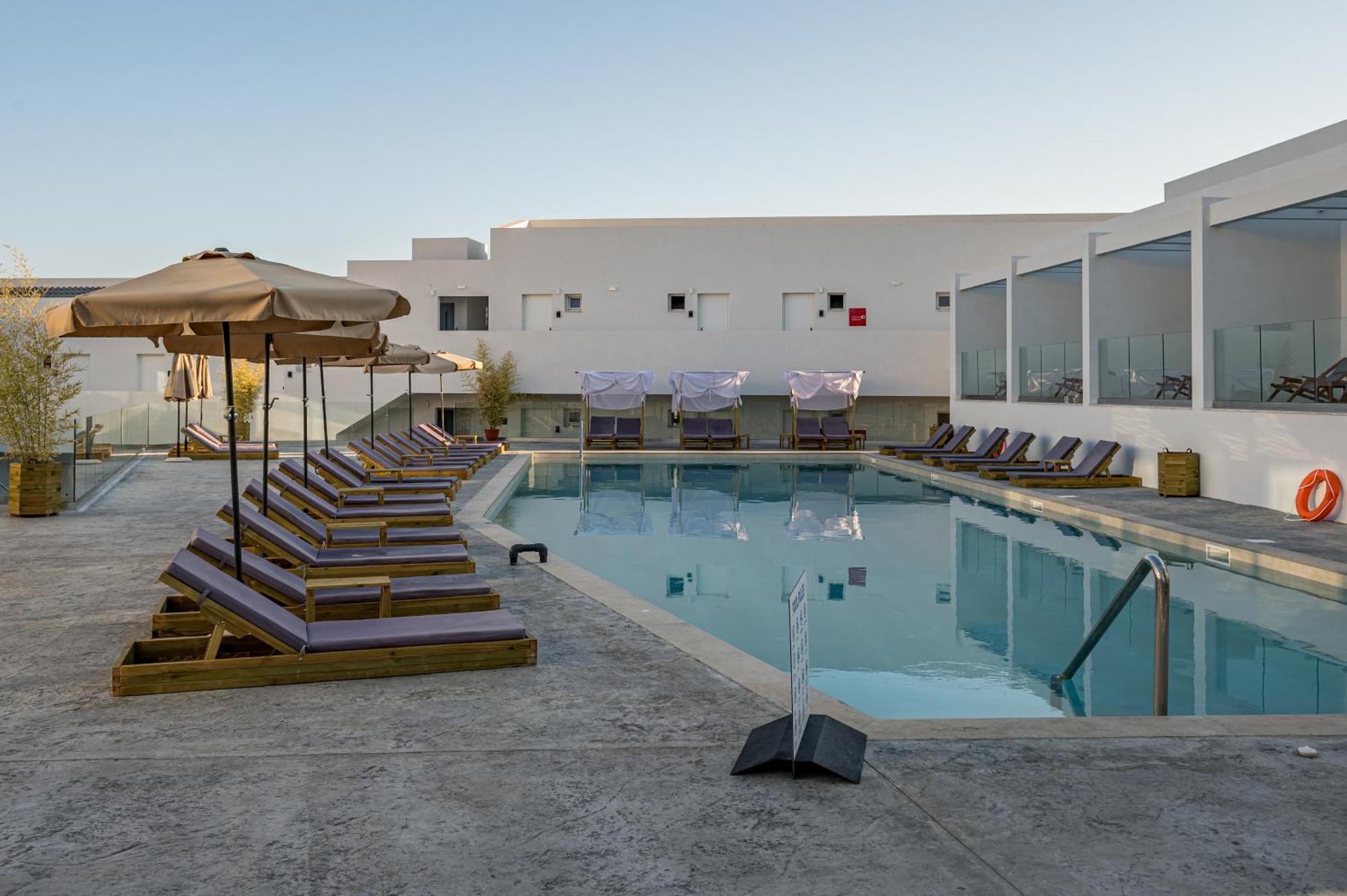 Mirage Bleu Hotel Tragaki Bagian luar foto