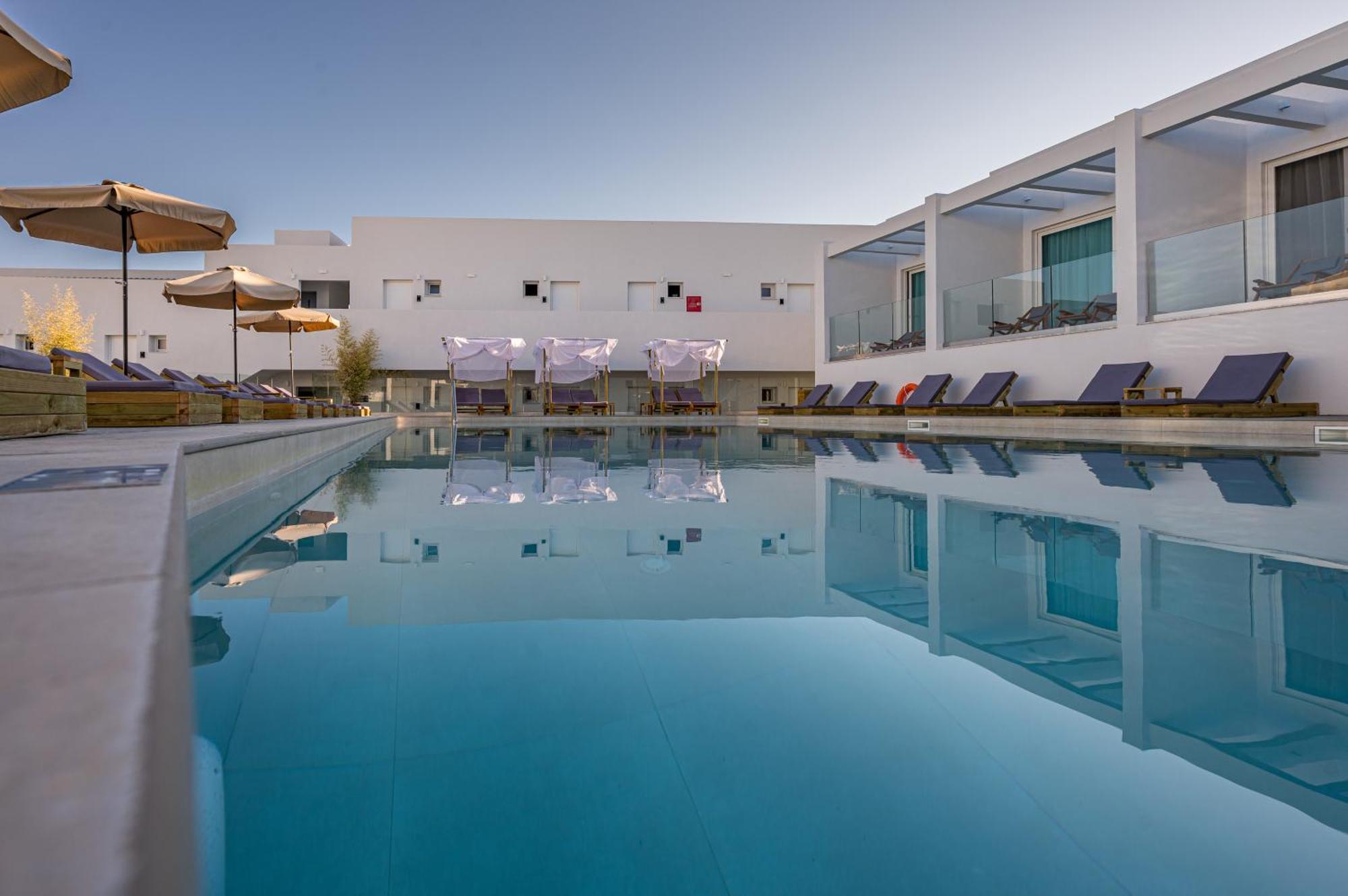 Mirage Bleu Hotel Tragaki Bagian luar foto