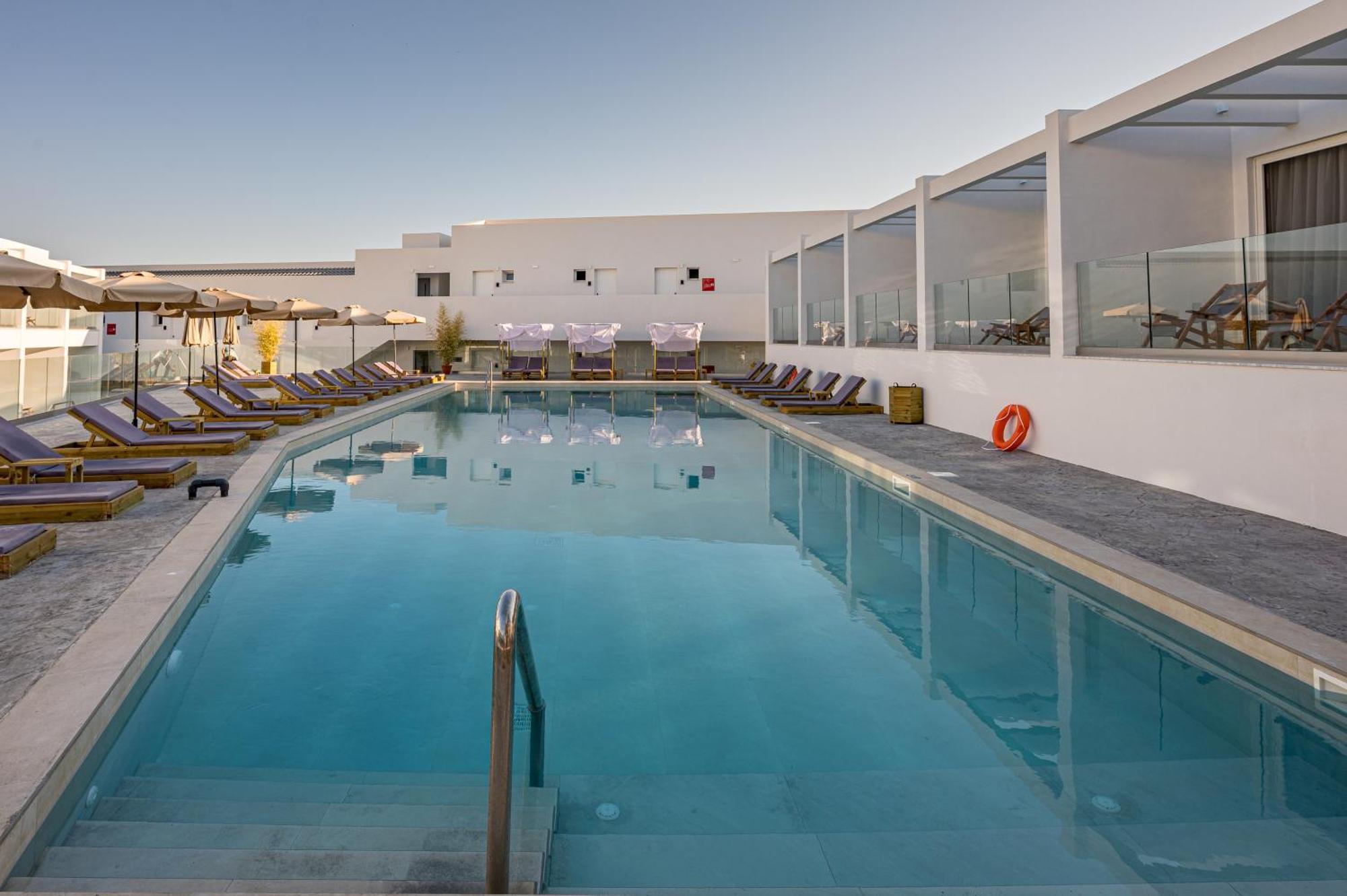 Mirage Bleu Hotel Tragaki Bagian luar foto